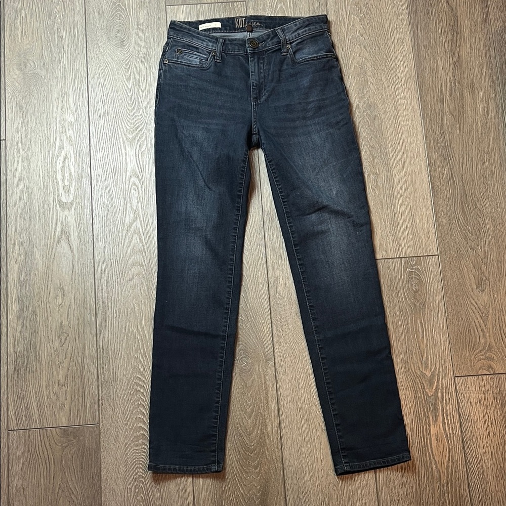 Kut from‎ the Kloth Dark Wash Skinny  Leg Jeans Katy boyfriend size 0